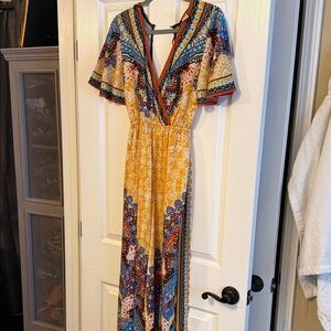 Flying Tomato Multicolor Bohemian Jumpsuit